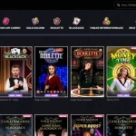 Casino en direct LunuBet en français avec ses catégories principales