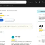 Page Trustpilot consacrée à LunuBet avec avis positifs et négatifs